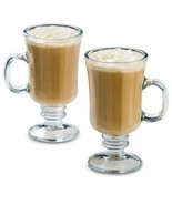 LOT of 4 Portugalia Portuguese Irish Coffee Cappuccino Latte Clear Glass... - $23.02