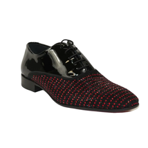 Men's GENIO Patent Leather, Red Sole Shoes Turkey 120198641 Black Red Stones image 2