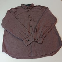 Old Navy Regular Fit RN#54023 Men&#39;s Red &amp; Gray Cotton Button Up Shirt Si... - €9,54 EUR