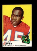 1969 TOPPS #58 WENDELL HAYES EX CHIEFS *XR24881 - $2.21