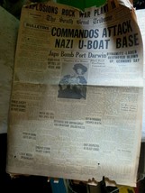 Joe Louis Popeye WW2 pictures Newspaper articles March 1942 South Bend Tribune - £22.25 GBP