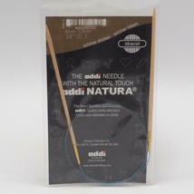 Addi Knitting Needle Circular Natura Bamboo Blue Cord 24&quot; US Size 3 - £21.47 GBP
