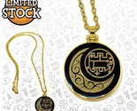 Official Helluva Boss Stolas Grimoire Seal Necklace Gold Mirror Locket P... - $99.99