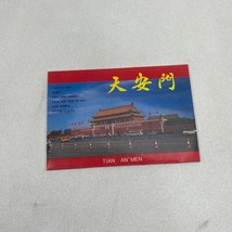 Pack of 8 Chinese Picture PostcardsTian An&#39;Men NEW in Folder - £3.11 GBP