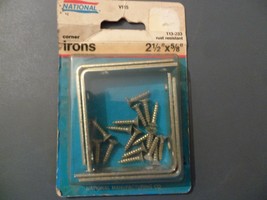 NATIONAL HARDWARE V115 CORNER BRACE 2 1/2&quot; X 5/8&quot; - $3.96