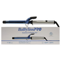 Nano Titanium Extended-Barrel Curling Iron - BNTW100XLUC - Blue-Grey - $80.49