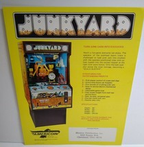 Americoin Junkyard Arcade FLYER Original Vintage Game Vintage Retro Art ... - $36.10
