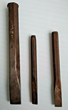 Flat Chisels Lot of 3 Various - Hibbards True Value, Vanadium, Enders - $21.00