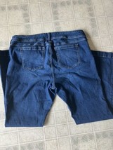 TORRID PREMIUM Sz 18 Regular Flare Trouser Denim Jeans Flare Dark Wash - $34.23