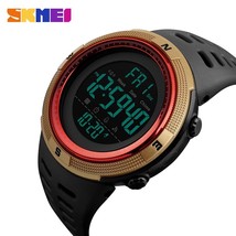 SKMEI Brand Men Sports Watches Fashion Chronos Countdown Waterproof LED Digital  - £29.57 GBP