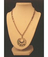 Handstrung 19&quot; Seapearl Necklace with 925 Silver &amp; Abalone Pendant - $13.00