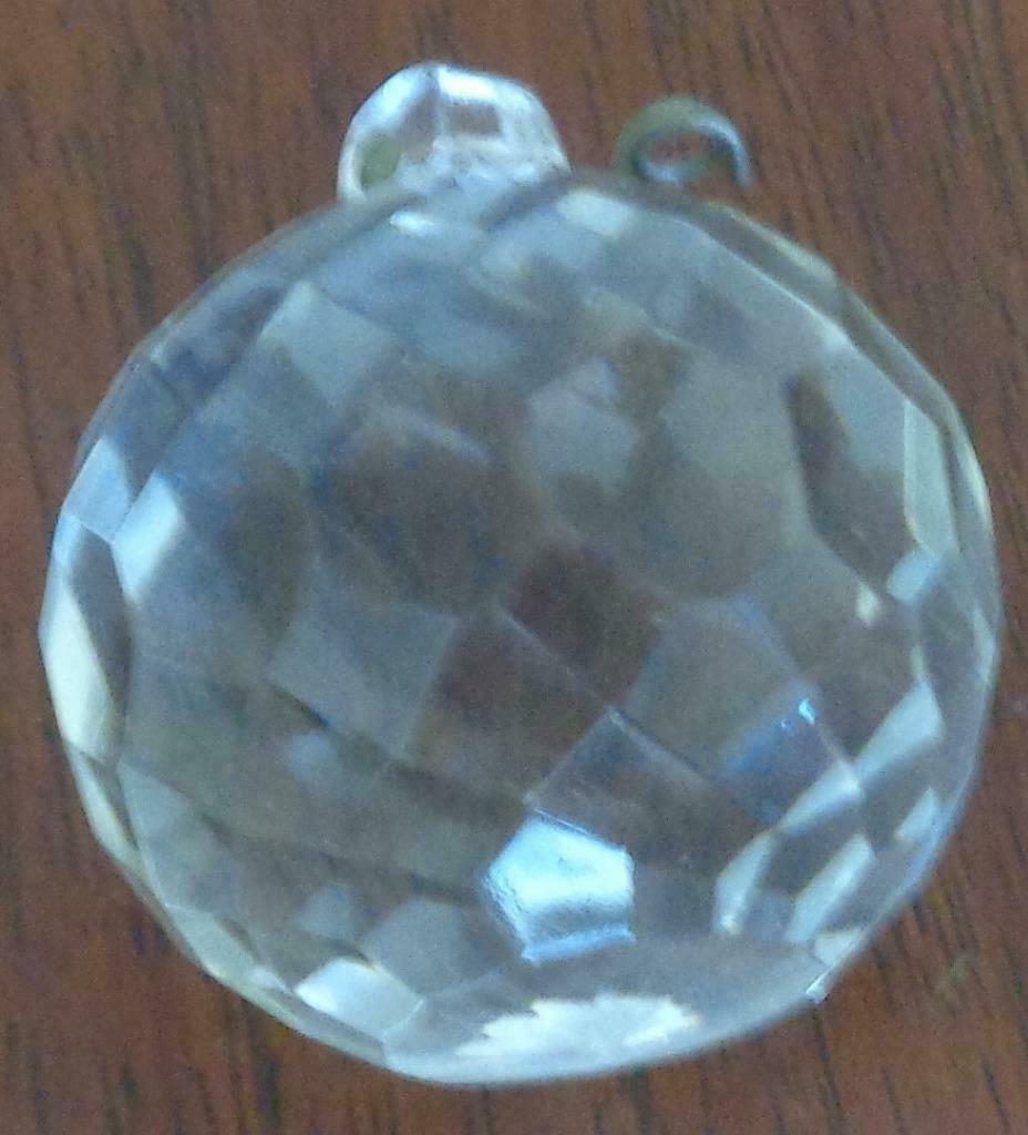 Beautiful Larger Size Ball Crystal – VGC – GREAT VINTAGE PIECE – CHANDELIER - $14.84