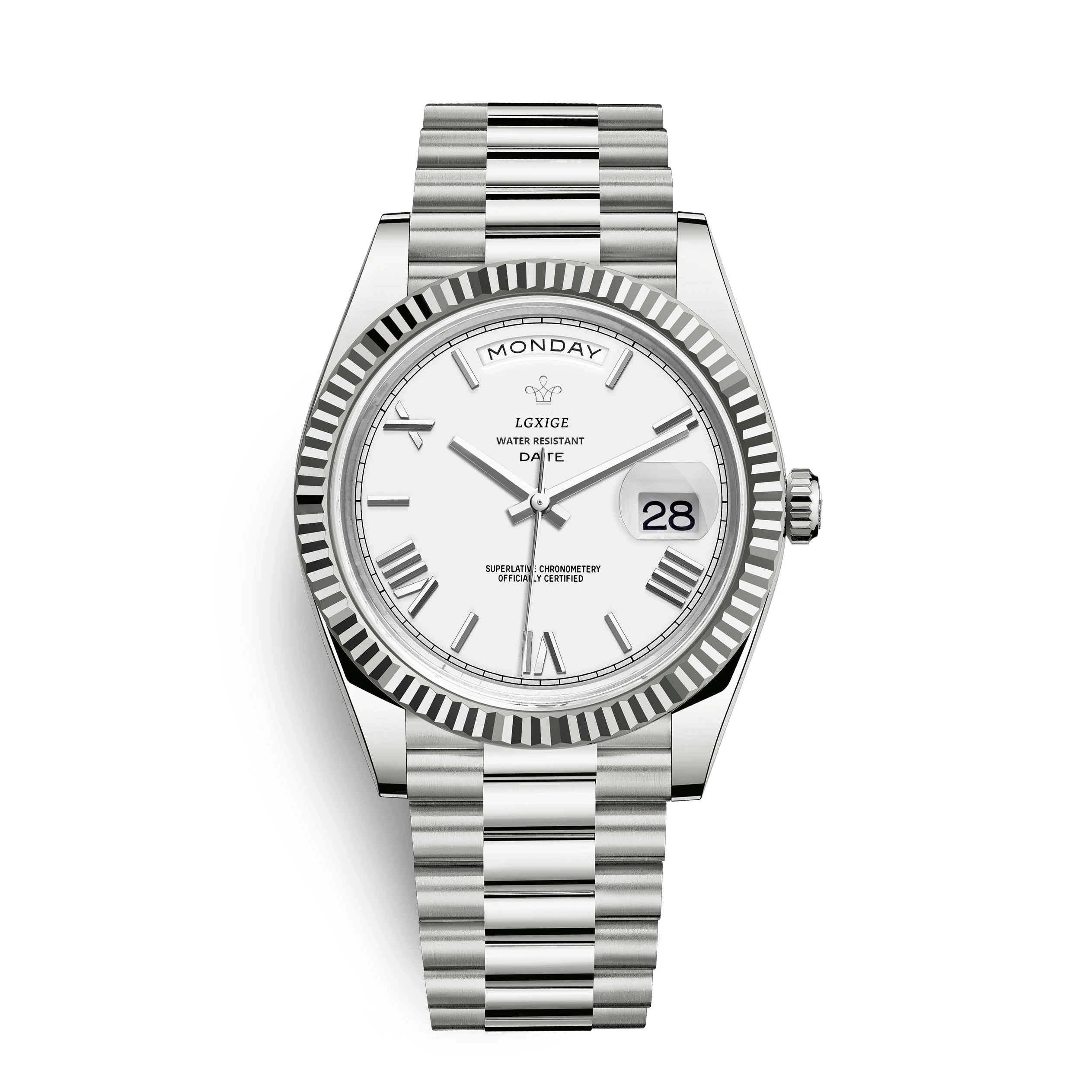 2024 Hot Fashion Tiffany Blue Watch Men Day Date Waterproof Wrist Watch For Men  - £105.88 GBP