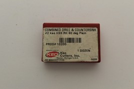 Keo Cutters Inc. Combined Drill and Countersink #2 - £75.51 GBP