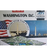 4D Cityscape Jigsaw Puzzle - Washington D.C. City Map With Time Layer - £28.09 GBP