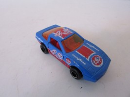 MAJORETTE DIECAST CAR #215-268 CHEVROLET CORVETTE BLUE FRANCE 1/57 GOODY... - $3.62