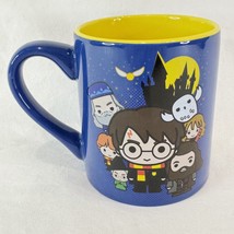 Harry Potter Coffee Mug Ceramic Blue Yellow Anime Cartoon Chibi Warner B... - $19.79