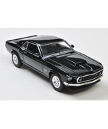 1969 Ford Mustang Boss 429 1/24 Diecast Metal Model by Welly - BLACK - $29.69