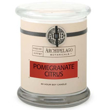 Archipelago Signature Pomegranate Citrus Glass Jar Candle 8.62 oz - £21.63 GBP