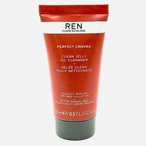 REN Clean Skincare Perfect Canvas Clean Jelly Oil Cleanser Makeup 0.5oz 15mL - £1.79 GBP