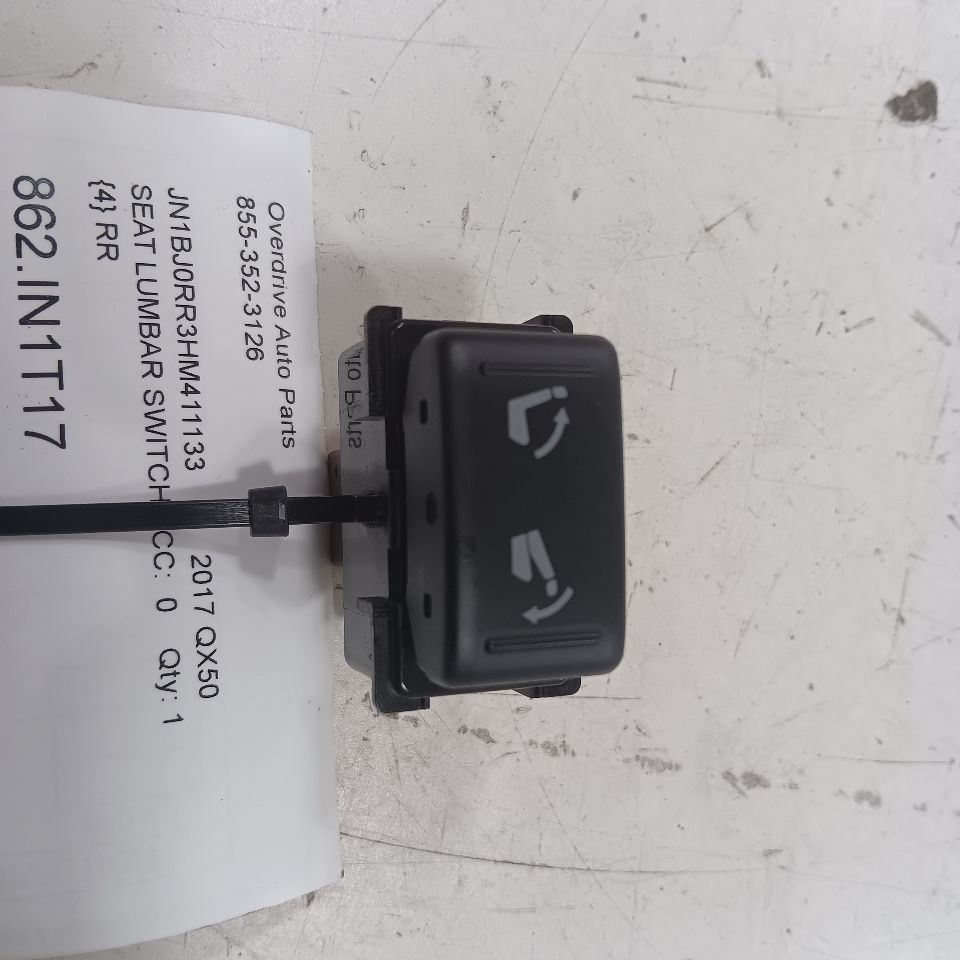 INFINITI QX50 Passenger Right Rear Seat Lumbar Switch  2017 2016 2015 2014 - $21.89
