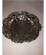 Vintage silver plated serving Plate 7.5 Inches (1 Plate ) Floral - €18,35 EUR