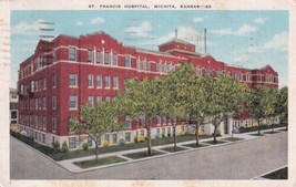 St. Francis Hospital Wichita Kansas KS 1952 to Wynona OK Postcard D07 - £2.34 GBP