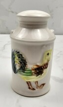 Vintage Ceramic Rooster Milk Jug Salt Shaker No Stopper - $2.99