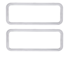 United Pacific Stainless Parking Light Bezel Set For 1973-1980 Chevy/GMC... - $46.98
