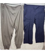 Athleta Womens Headlands Hybrid Pants Joggers Size 24 3X Blue Gray - $43.45