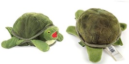 PUPPET Folkmanis 13" Baby Turtle Hand Puppet Movable Head Arms Hides in Shell Pl - $10.00
