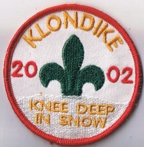 Boy Scouts Canada Patch Klondike 2002 Knee Deep In Snow 3&quot; - £7.75 GBP