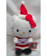 Sanrio CHRISTMAS HELLO KITTY IN SANTA SUIT 10&quot; Plush STUFFED ANIMAL Toy NEW - $27.08 CAD