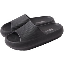 32 Degrees Women&#39;s Size Large (9-10) Cushion Slide Shower Sandal, Black - $15.00