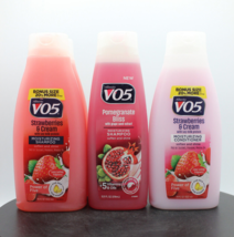 5 Piece Set! VO5 Strawberries &amp; Cream Shampoo &amp; Conditioner, Pomegranate Shampoo - £21.84 GBP