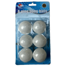6 Ping Pong White Table Tennis Balls Lightweight Plastic Toy Game Balls ... - $5.36