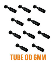10Pcs Push-to-Connect Fitting Plug, Pneumatic Cap Style Blanking Plugs, 6MM - $10.93
