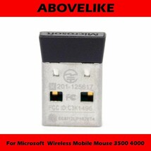 USB Dongle Receiver 1496 BK for Microsoft  Wireless Mobile Mouse 3500 4000 - £4.61 GBP