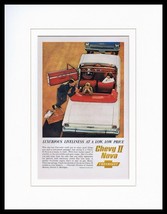 1962 Chevy II Nova Framed 11x14 ORIGINAL Vintage Advertisement  - $44.54