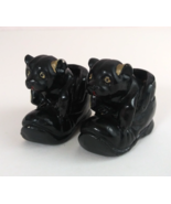 Vintage Skunks In Black Boots Salt &amp; Pepper Shakers Japan Rare - $266.23 MXN