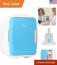 Lightweight 4L Portable Mini Fridge - Ideal for Home, Car &amp; Skincare Ess... - $39.99