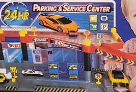 Parking Garage &amp; Service Center Play Zone Kids Car Vehicle NEW - $9.74