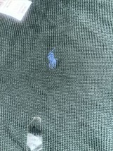 POLO RALPH LAUREN Men&#39;s 3 Button Mock Neck Pullover Sweater XL Green NWT - £51.40 GBP