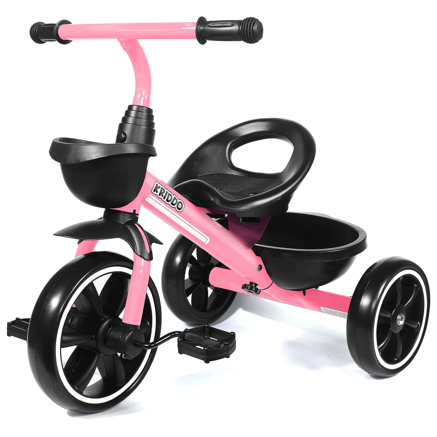 Tricycle For 2-5 Year Olds - Pink Toddler Trike With Gift For 24 Month To 4 Year