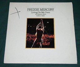 Queen Freddie Mercury 12 Inch Single Vintage 1985 Living On My Own - £18.07 GBP