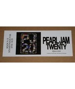 Pearl Jam Twenty Film Ticket Promotional Card Ticket - £15.65 GBP