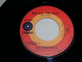Raspberries Eric Carmen Go All The Way 45 Rpm Record Vintage 1972 - £14.87 GBP