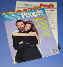 RINGO STARR PEOPLE WEEKLY MAGAZINE VINTAGE 1981 - £27.48 GBP