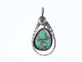 Native American Sterling/turquoise pendant - $163.35