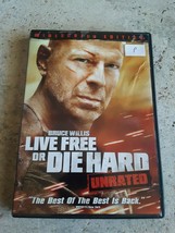 Live Free Or Die Hard Unrated DVD Bruce Willis - £1.55 GBP